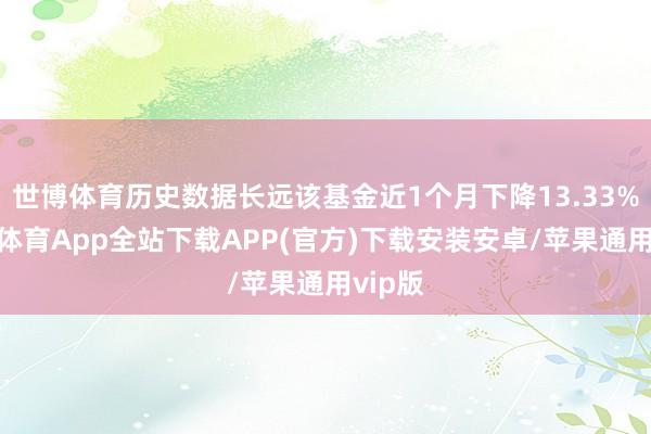 世博体育历史数据长远该基金近1个月下降13.33%-世博体育App全站下载APP(官方)下载安装安卓/苹果通用vip版