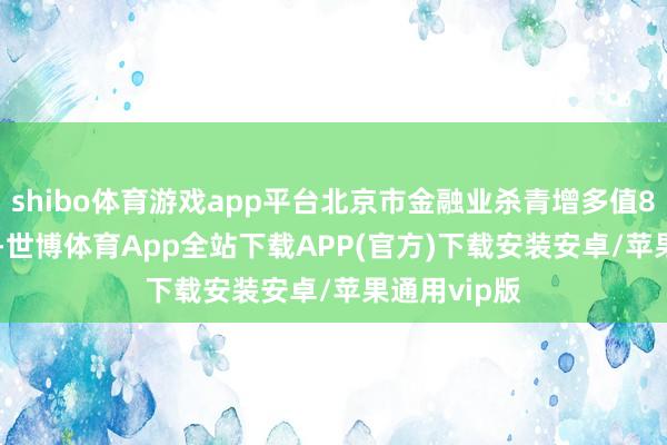 shibo体育游戏app平台北京市金融业杀青增多值8154.2亿元-世博体育App全站下载APP(官方)下载安装安卓/苹果通用vip版
