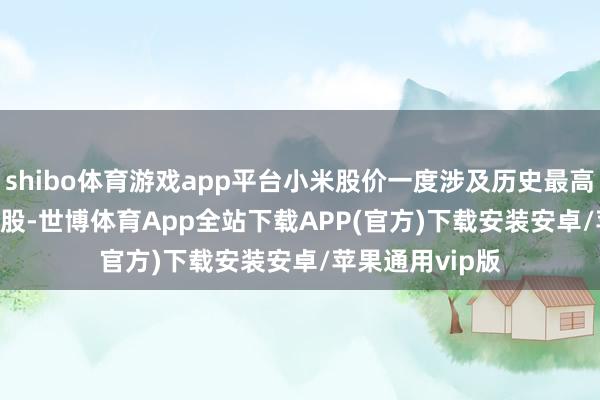 shibo体育游戏app平台小米股价一度涉及历史最高点59.45港元/股-世博体育App全站下载APP(官方)下载安装安卓/苹果通用vip版