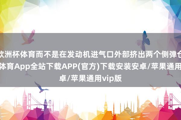 欧洲杯体育而不是在发动机进气口外部挤出两个侧弹仓-世博体育App全站下载APP(官方)下载安装安卓/苹果通用vip版