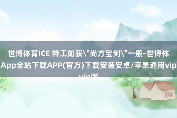 世博体育ICE 特工如获